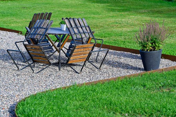 Metal Edging Installation in Longwood