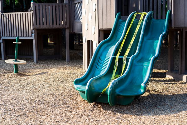 Play Area Mulch Installation in Longwood