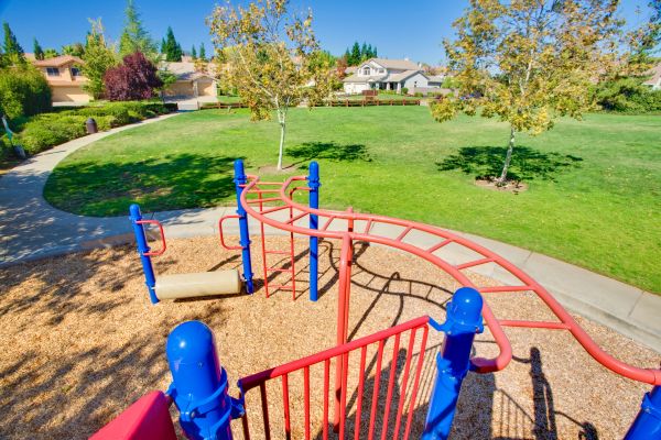 Playground Mulch Replacement in Longwood