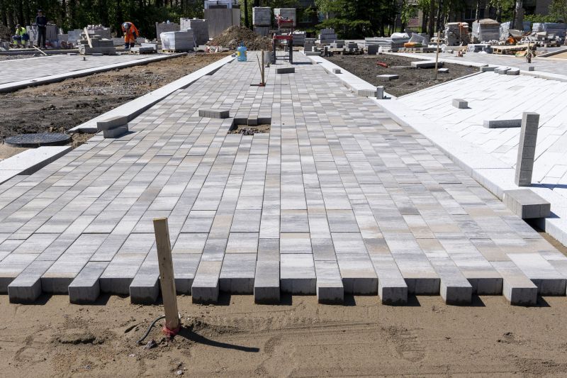 Elegant paver border design